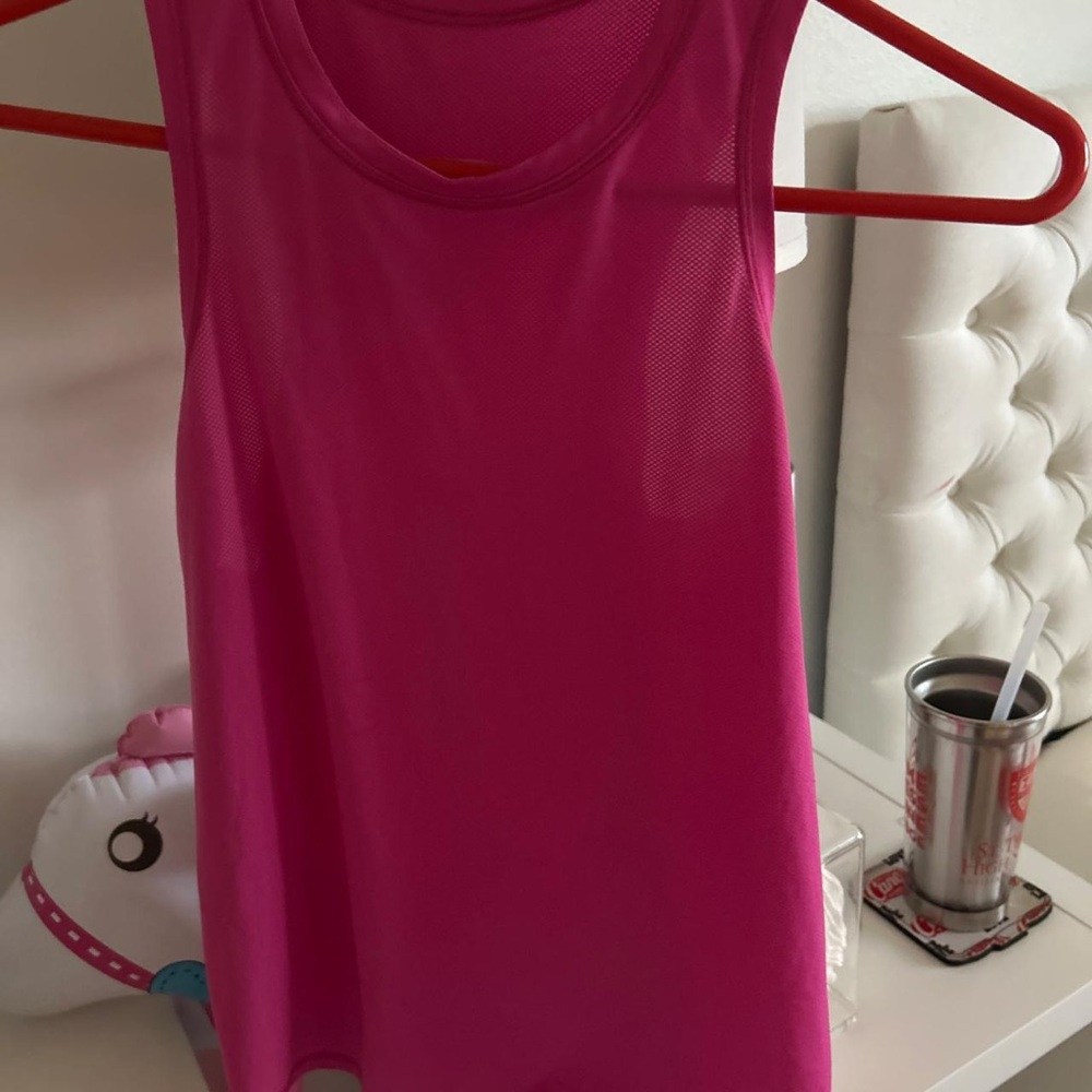 Lululemon Athletica Pink Sleeveless Tank Top
